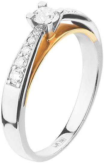 Кольцо из золота с бриллиантом (Арт.3dg078xb2)