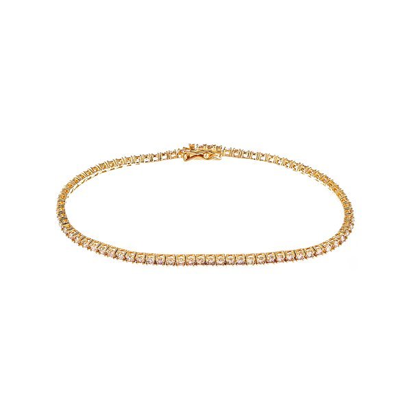 Браслет из золота с бриллиантом (Арт.bl6171_dn_yg_dn_yg)