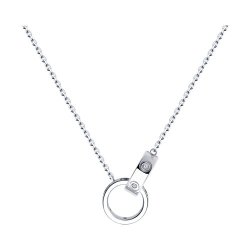 Колье из серебра с фианитами (Арт.94070708)