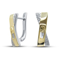 Серьги Серебряные крылья (Арт.2212729856gp_kubcirkonii)
