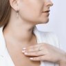 Серьги золотые пробы 585 с жемчугом (Арт.792066)