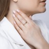 Кольцо обручальное из комбинированного золота с бриллиантами «Вечная Гармония» SOKOLOV (арт.1114001-01)