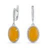 Серьги Серебряные крылья (Арт.22sr00915cu-136_zhadeit_kubcirkonii)