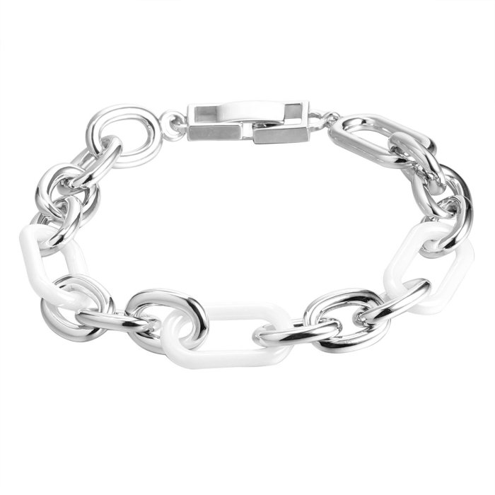 Браслет из серебра с керамикой (Арт.tc-b02470-w-w-x-x-x)