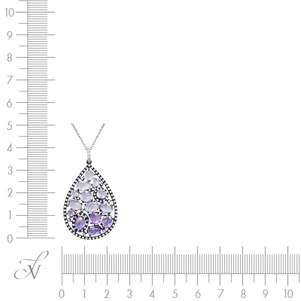 Цепь из золота с бриллиантом (Арт.t004mck4wt_tsp_mc_bw)