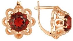 Серьги из золота Русские Самоцветы (Арт.70210)