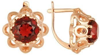 Серьги из золота Русские Самоцветы (Арт.70210)