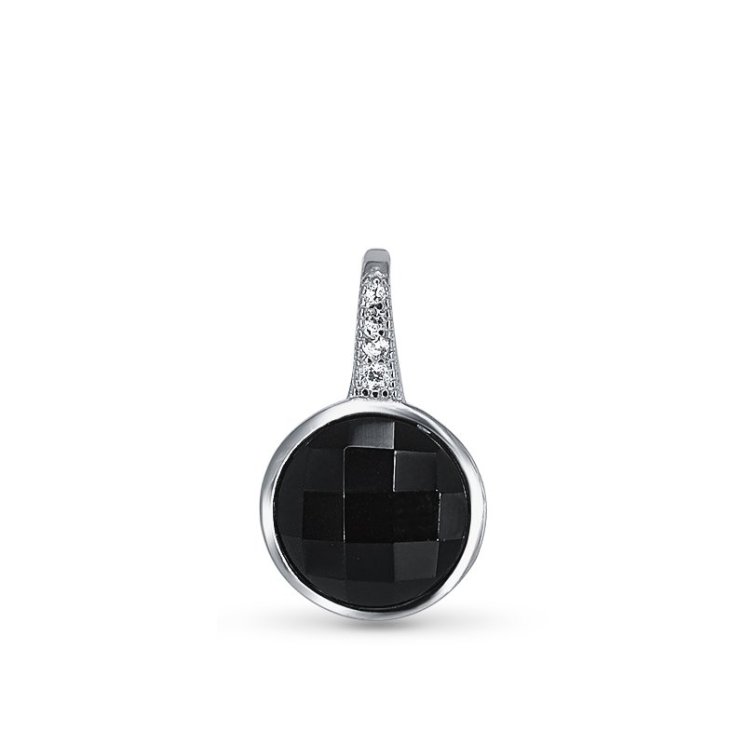 Подвеска Серебряные крылья (Арт.23set14826-113_oniks_kubcirkonii_30)