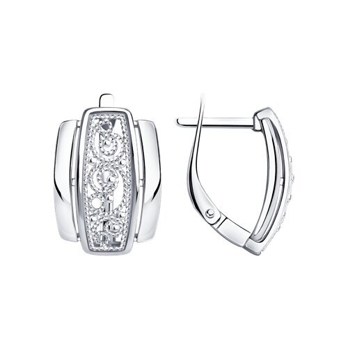 Серьги из серебра (Арт.94-120-00655-1)