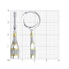 Серьги из серебра 925 с фианитами «Шампань» SOKOLOV (арт.94026501)
