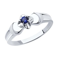 Кольцо из серебра с корундом (Арт.94-310-00974-1)
