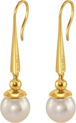 Серьги из серебра с жемчугом (Арт.aas-16-10-4-g)