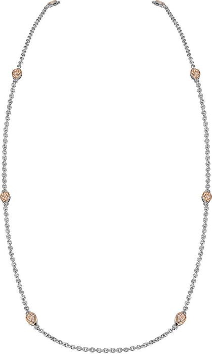 Ожерелье из серебра с куб. цирконием (Арт.fao-1-63-r)