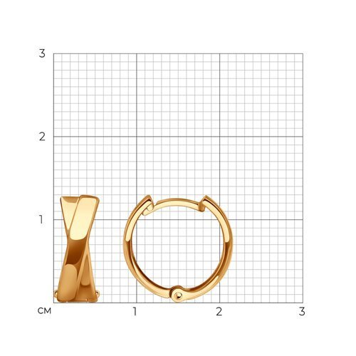 Серьги из золота (Арт.0200134)