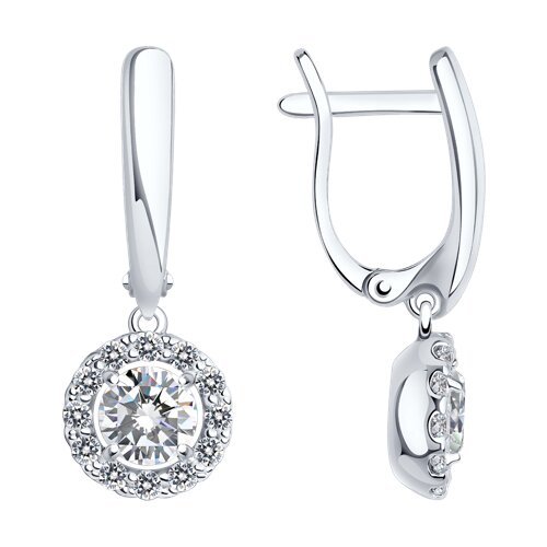 Серебряные серьги с фианитами SOKOLOV (арт. 94021953) Серебряные серьги с фианитами SOKOLOV (арт. 94021953)