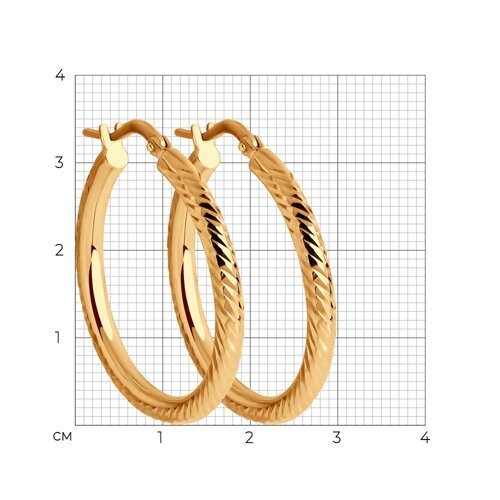 Серьги из золота (Арт.029870)