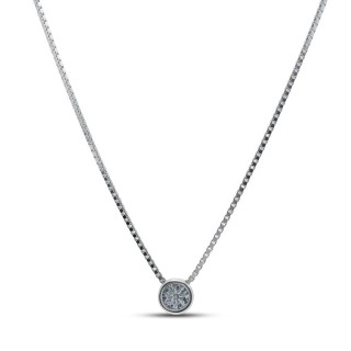 Ожерелье серебряное с кубическим цирконием «Северное Сияние» MyJewels (арт.0512)