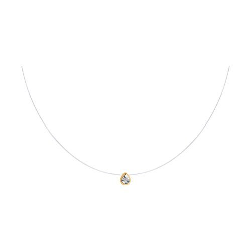 Колье из золота с фианитом (Арт.070305)