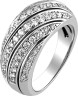 Кольцо с бриллиантами из белого золота «Elegance Lumière» Diamanti (арт.3DH001GB2)