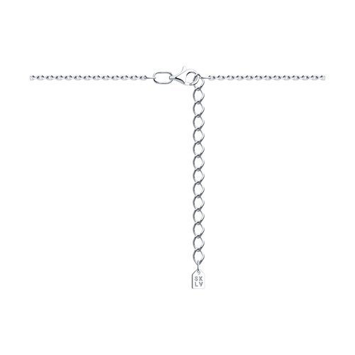 Колье из серебра с фианитами (Арт.94070346)