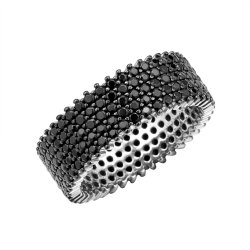 Кольцо из серебра (Арт.sl-r00248-x-wb-x-x-b)