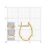 Серьги из золота с бриллиантами (Арт.1021467)