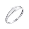 Кольцо из серебра с фианитом (Арт.ss-r01810-x-w-w-x-x)