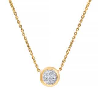 Ожерелье с бриллиантами «Pink Halo» из золота 585° MyJewels (арт.MN22053)