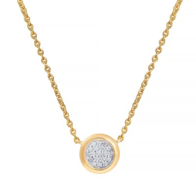 Ожерелье с бриллиантами «Pink Halo» из золота 585° MyJewels (арт.MN22053)