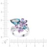 Кольцо из белого золота с аметистом и бриллиантом (Арт.r25754_ko_am_il_lt_wg)
