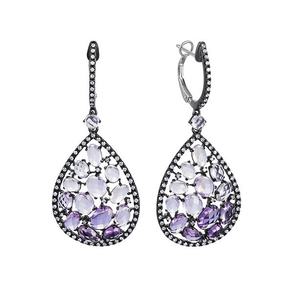 Серьги из золота с бриллиантом (Арт.t009mcc4wx_sr_mc_bw)