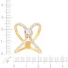 Кольцо с бриллиантами «Pink Crosslight» золото 750 JVG (арт.YZ1158_KO_PINK)