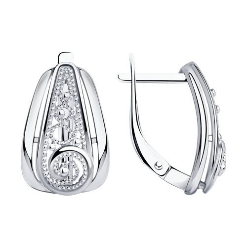 Серьги из серебра (Арт.94-120-00667-1)