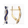 Серьги из золота с бриллиантами и сапфирами (Арт.51-220-01826-1)