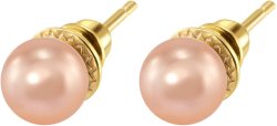 Серьги из серебра с жемчугом (Арт.aas-13-8-12-g)