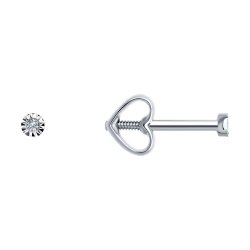 Серьги из белого золота с бриллиантами (Арт.52-222-01248-2)
