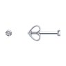 Серьги из белого золота с бриллиантами (Арт.52-222-01248-2)