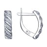 Серьги из серебра с фианитами (Арт.94022464)