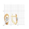 Серьги из золота с фианитами (Арт.027259)