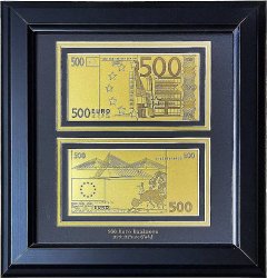 Банкнота "500 евро" Banconota dorata, италия (Арт.hb-092)