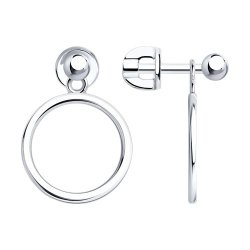 Серьги из серебра (Арт.94024788)