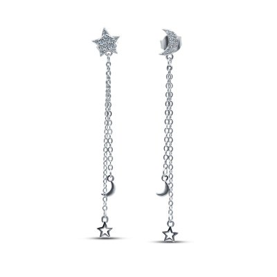 Серьги Серебряные крылья (Арт.02de6120a-202_kubcirkonii)