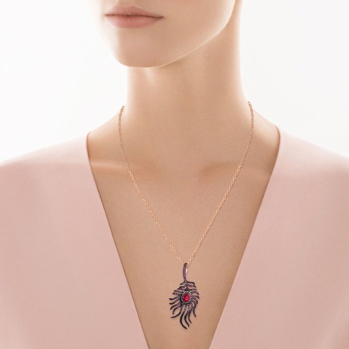 Брошь из золота с бриллиантом и рубином (Арт.aas_p3213_pinkdwru_ps_ro_ru_pink)