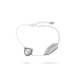 Браслет из серебра с куб. цирконием (Арт.rb-b302-2-x-w-x-x-w)