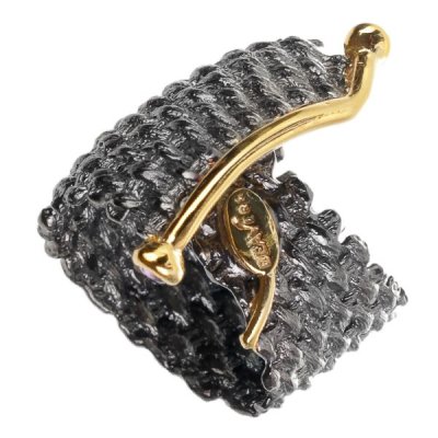 Серебряное кольцо BEAVERS с аметистом 1149a_ox