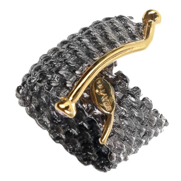 Серебряное кольцо BEAVERS с аметистом 1149a_ox