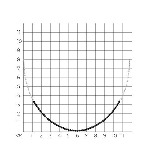 Колье из серебра с шпинелью (Арт.83070032)