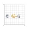 Серьги из золота с бриллиантами (Арт.9020015)