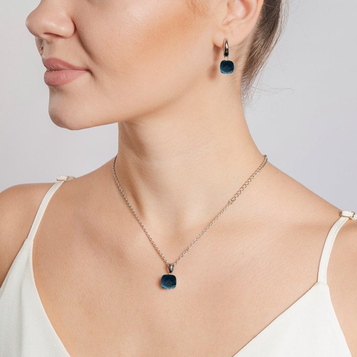 Колье-бижутерия Qudo (Арт.400024.1_bl_s)