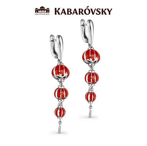 Серьги Кабаровский (Арт.12-049-0018)